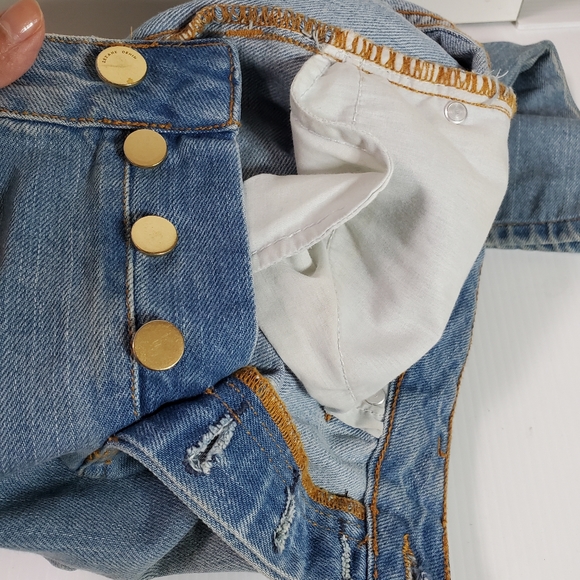 Sézane Brut Hi-Rise Button Fly Skinny Jeans 29 - Picture 6 of 10